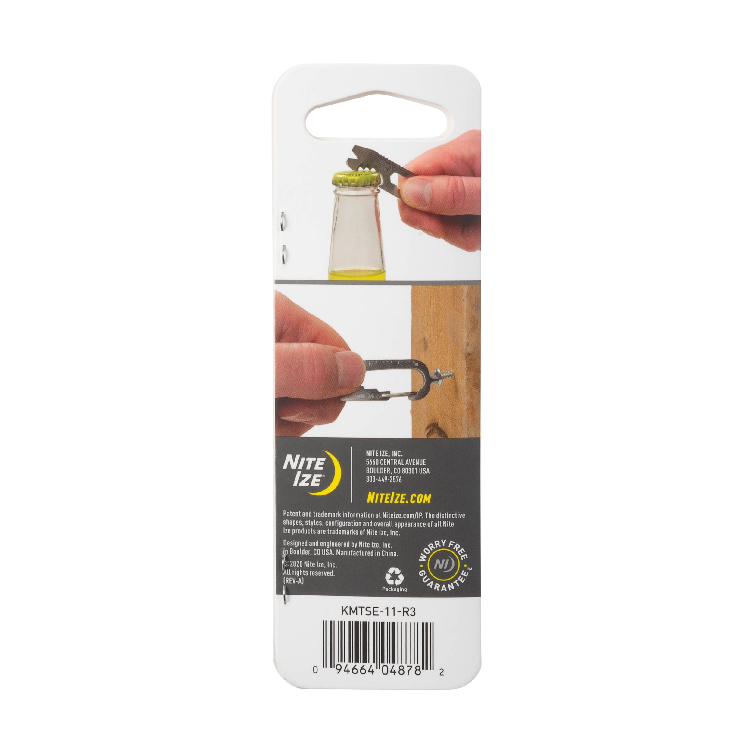 Porte-clés outils 8-en-1, DoohicKey, Nite Ize Back_Flat