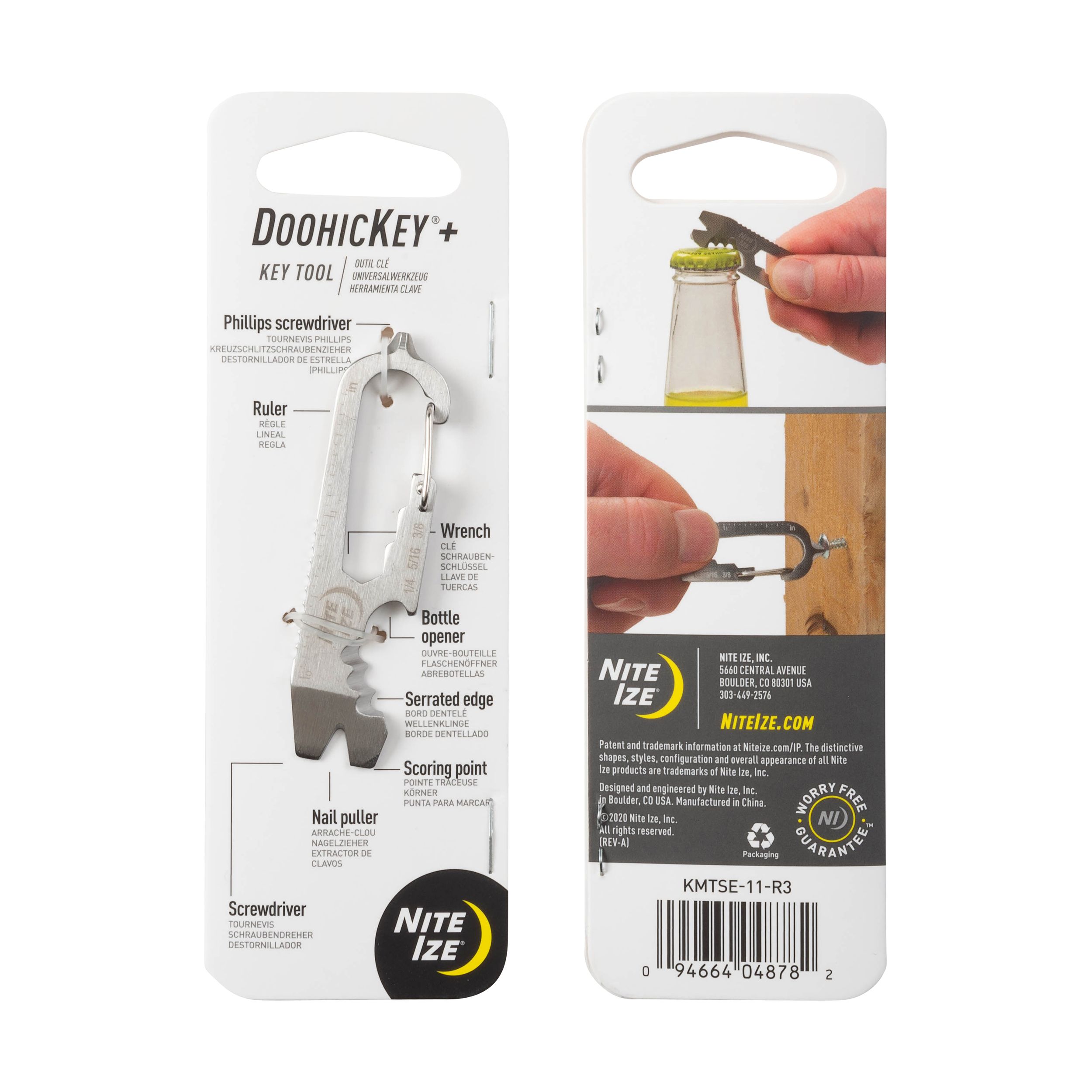 Porte-clés outils 8-en-1, DoohicKey, Nite Ize Composite_or_Mixed