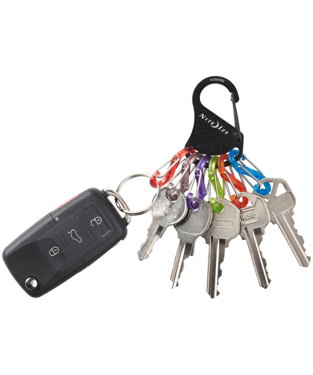 Mousqueton porte-clés avec attache, Key Rack S-Biner, Nite Ize Composite_or_Mixed
