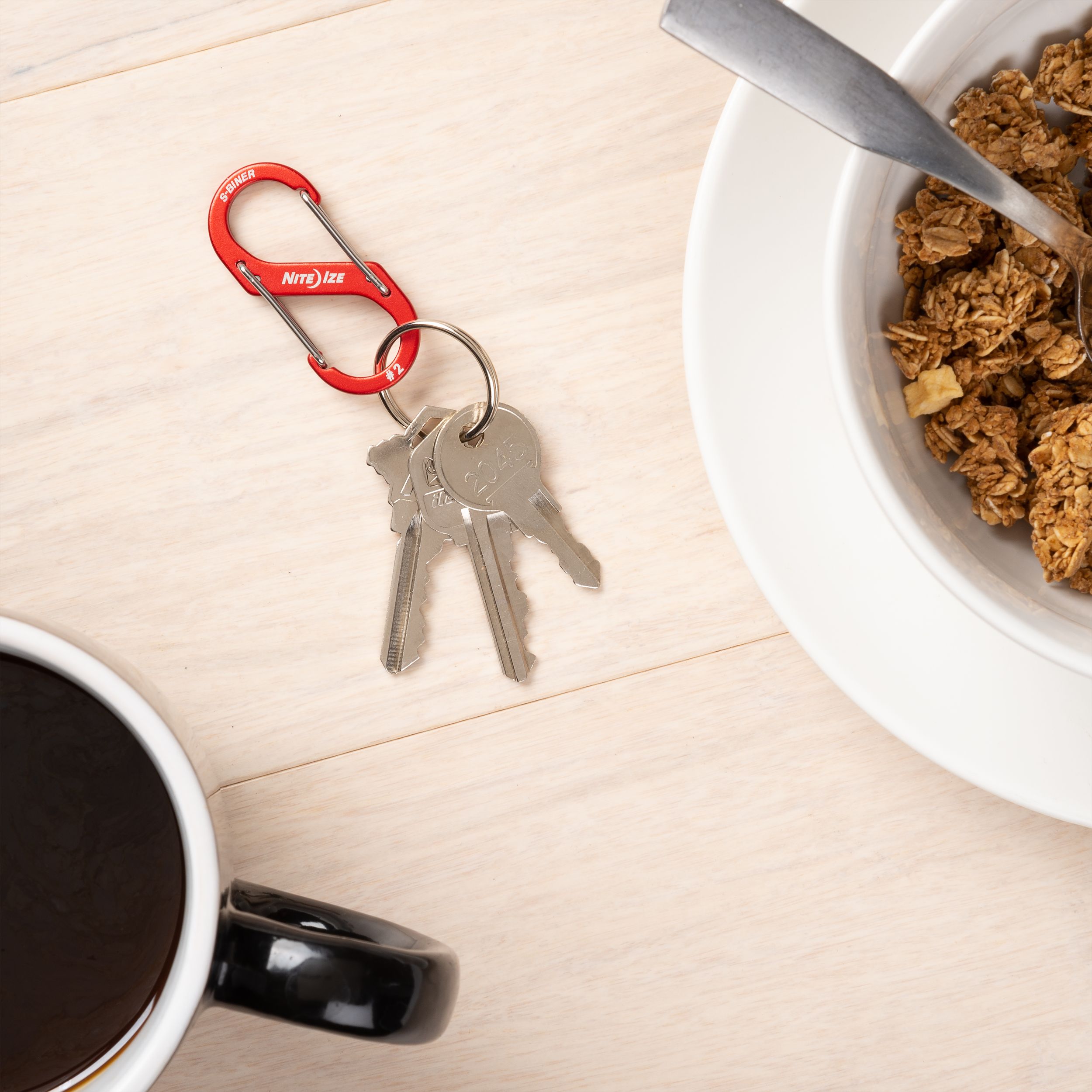 Nite Ize S-Biner Aluminum Dual Carabiner - 3 pk Assorted Front_Flat