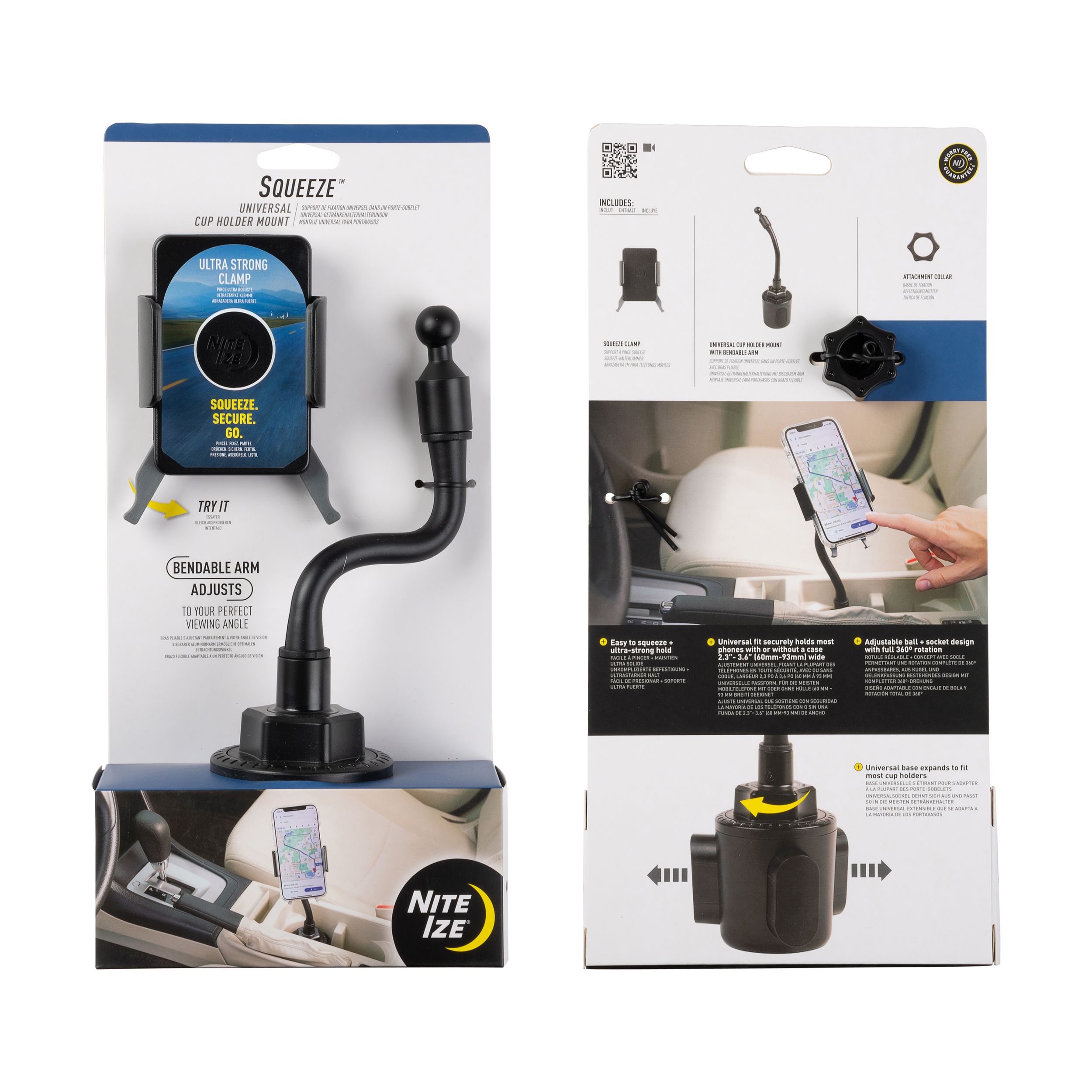 Support de fixation universel Squeeze pour porte-gobelet, Nite Ize Composite_or_Mixed