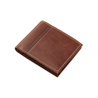 Dakota WorkPro Series Antique Billfold Pullout ID Leather Wallet Overhead_Plunge