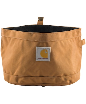 Gamelle de voyage pour chien en coutil de nylon imperméable, Carhartt