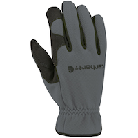 Carhartt Thermal Lined High Dexterity Open Cuff Gloves Back_Flat