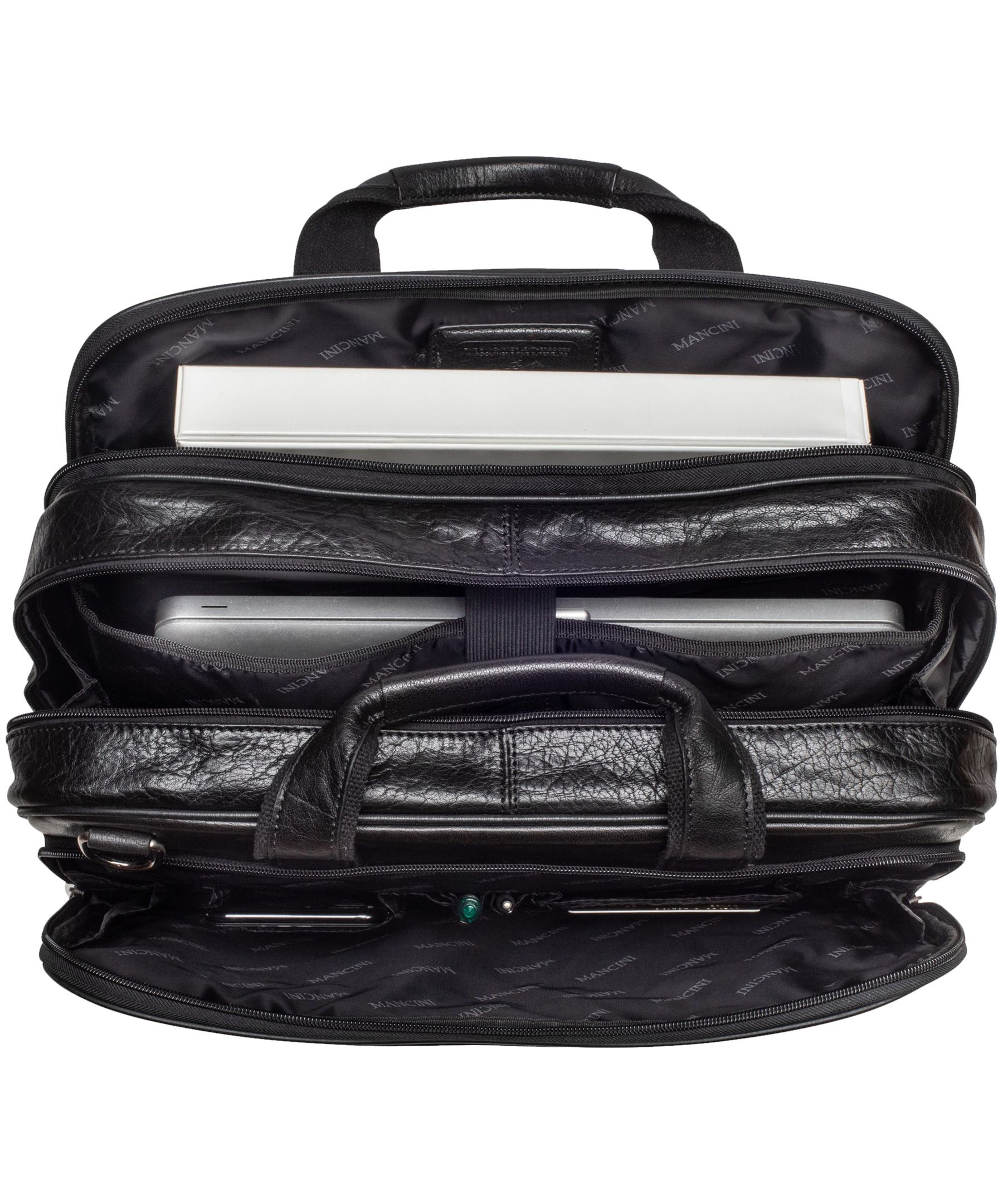 Mancini Arizona Double Compartment Briefcase | Mark's