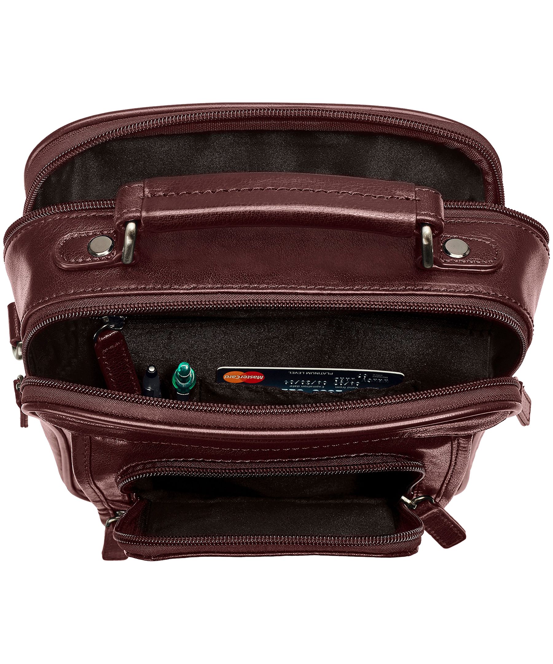 Sac à double ouverture avec fermeture à glissière, Arizona, Mancini