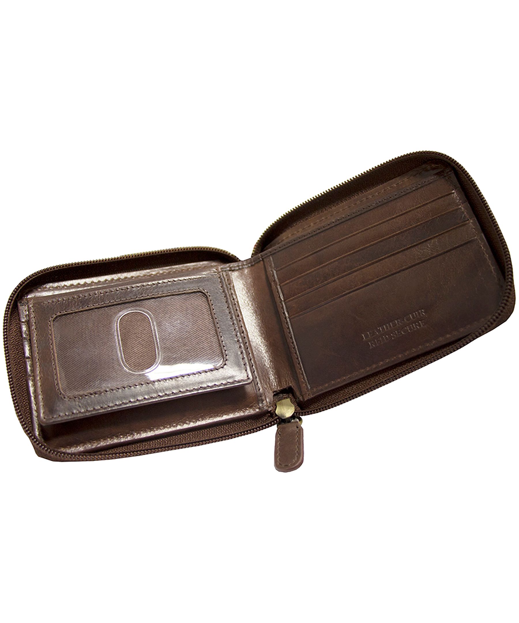 Mancini Boulder Zippered Wallet with Removable Passcase