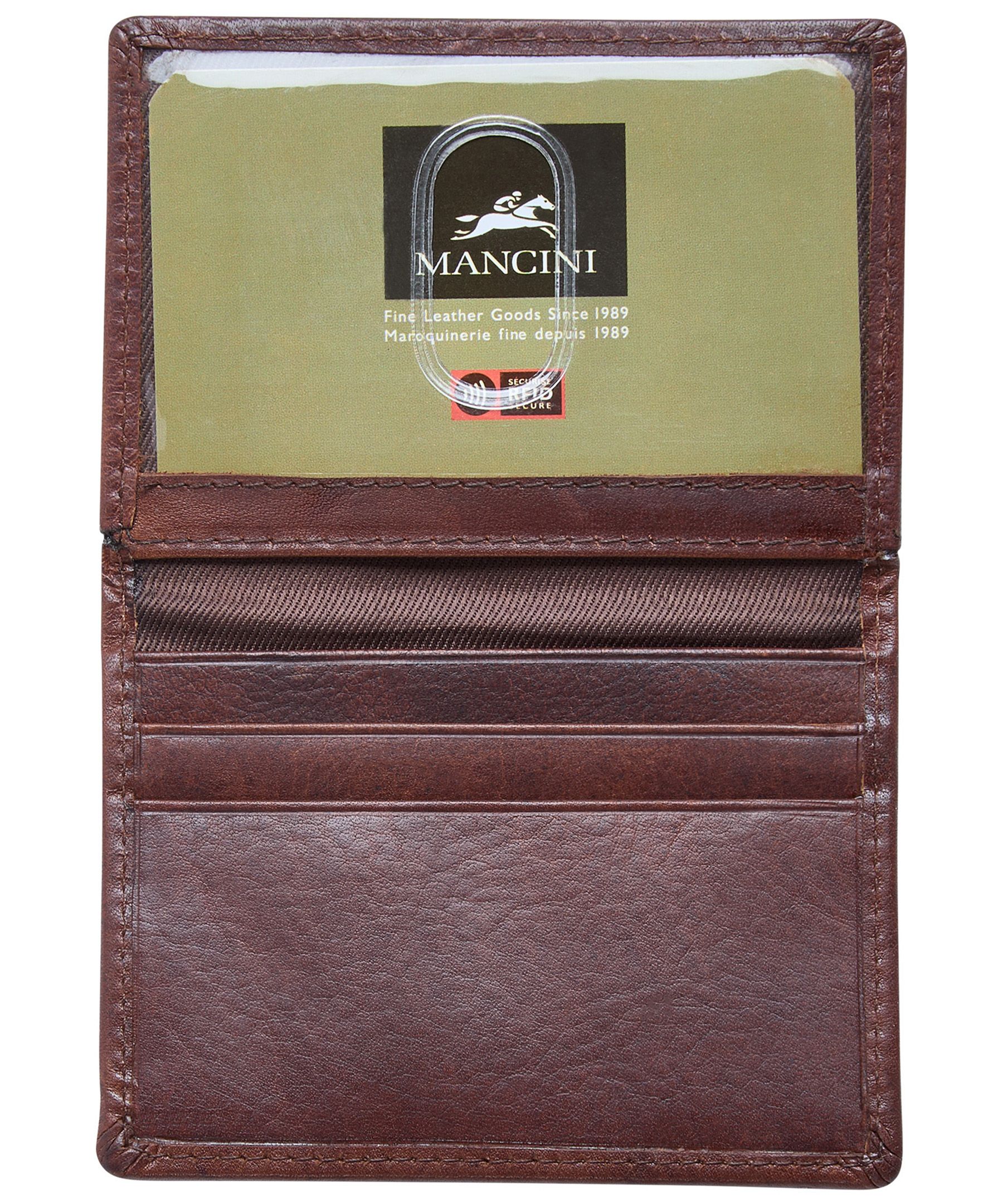 Portefeuille à fermeture à glissière avec volet amovible, Boulder, Mancini