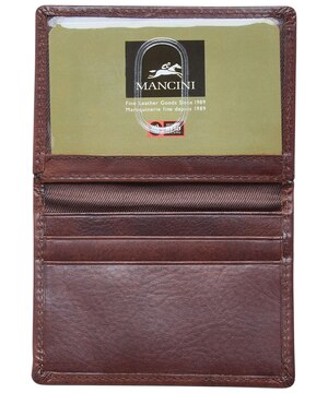 Portefeuille à fermeture à glissière avec volet amovible, Boulder, Mancini