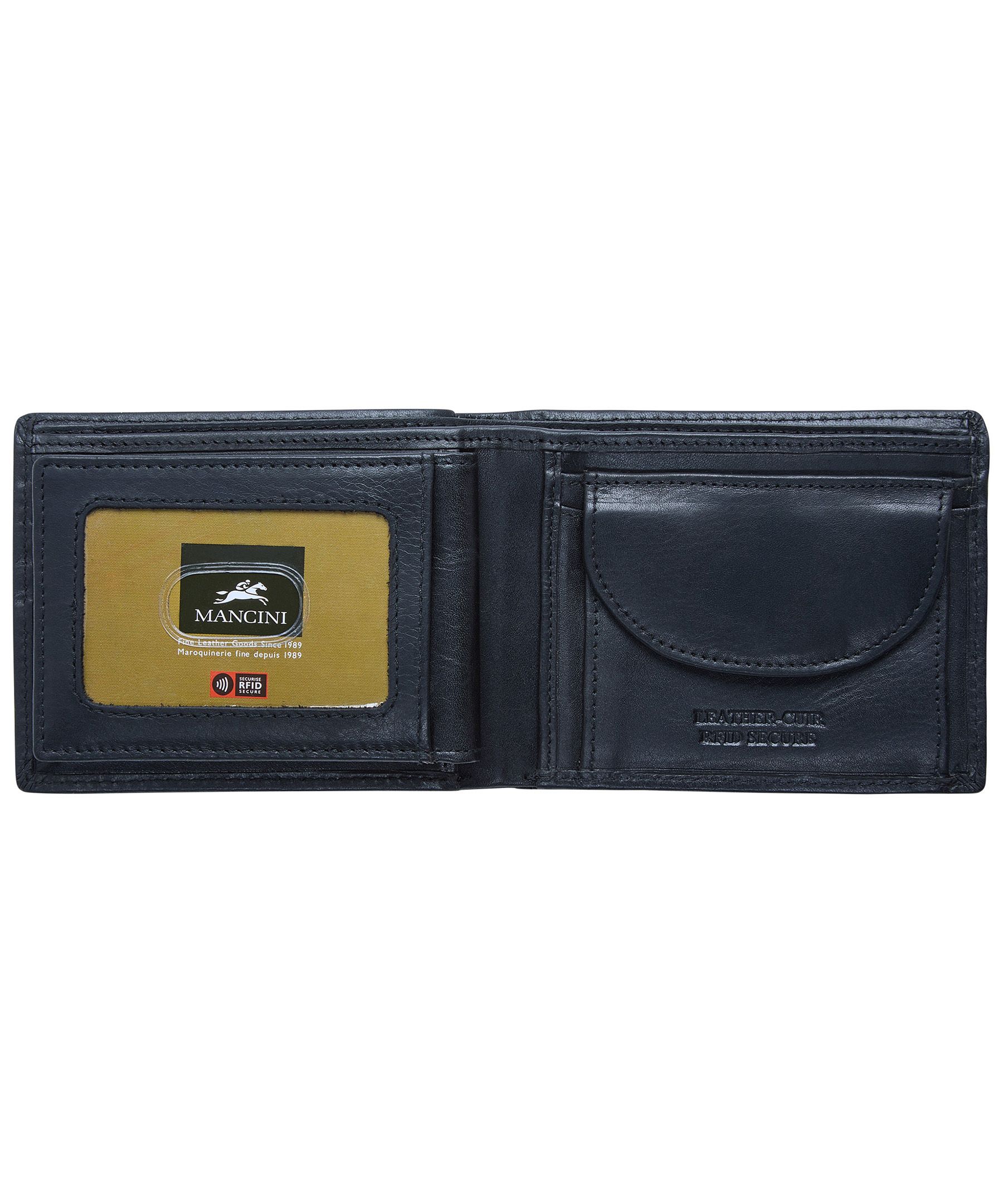 Mancini Boulder Wallet with Coin Pocket