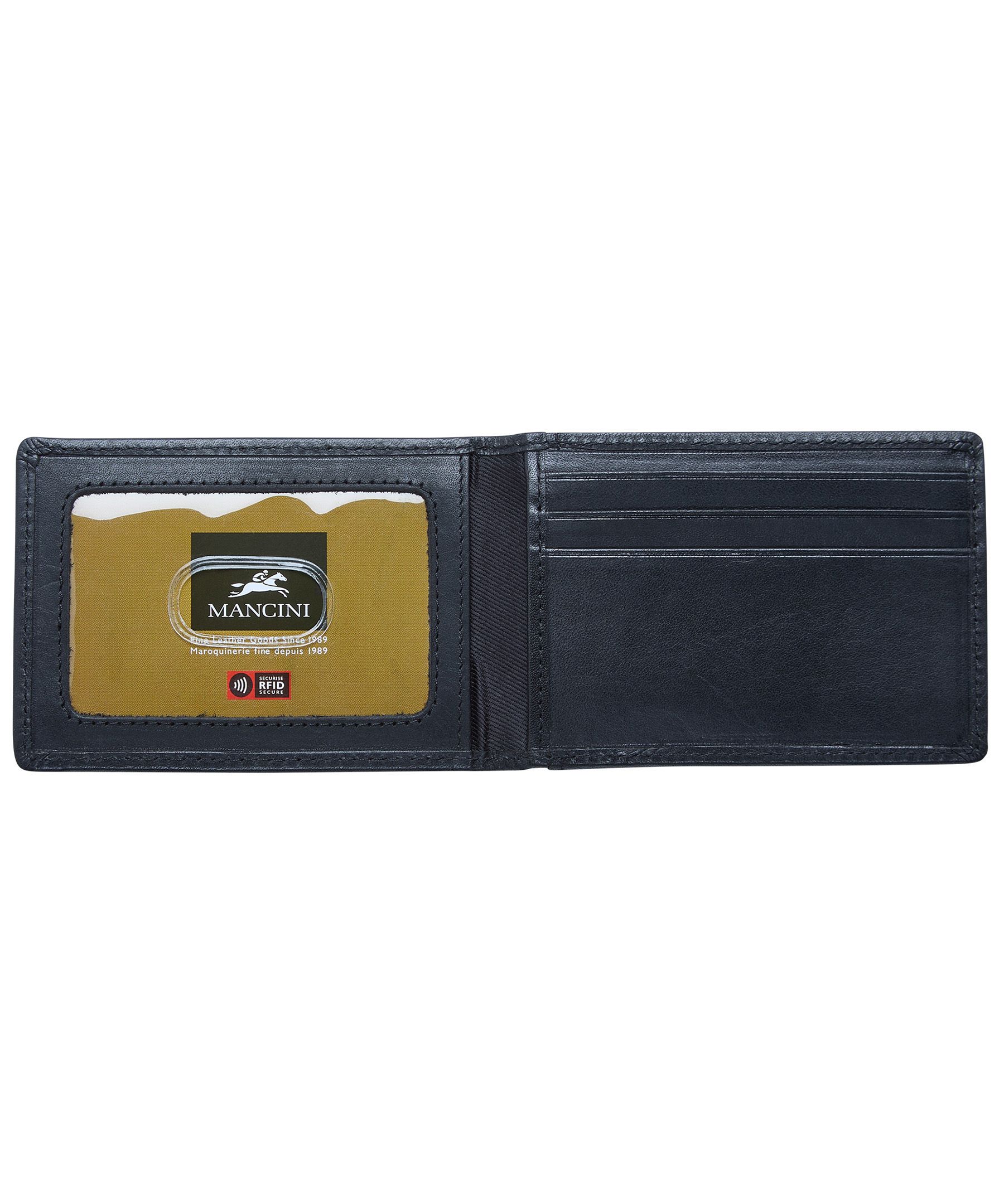 Mancini Boulder Billfold with Remoavable Passcase