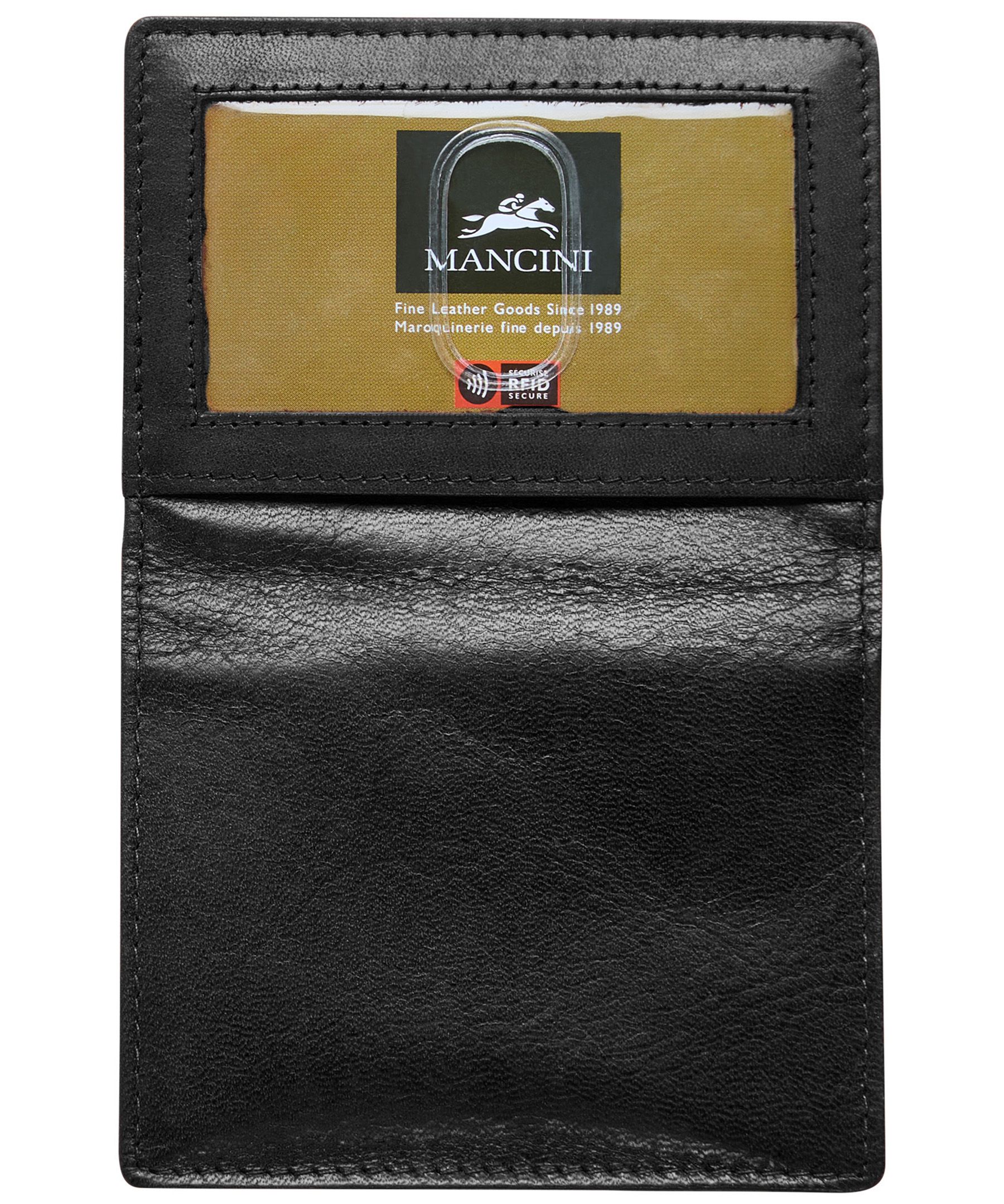 Mancini Boulder Billfold with Removable Passcase
