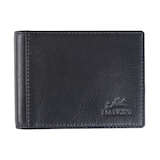 Pince à billet plate de luxe à protection RFID, Bellagio, Mancini Front_Flat