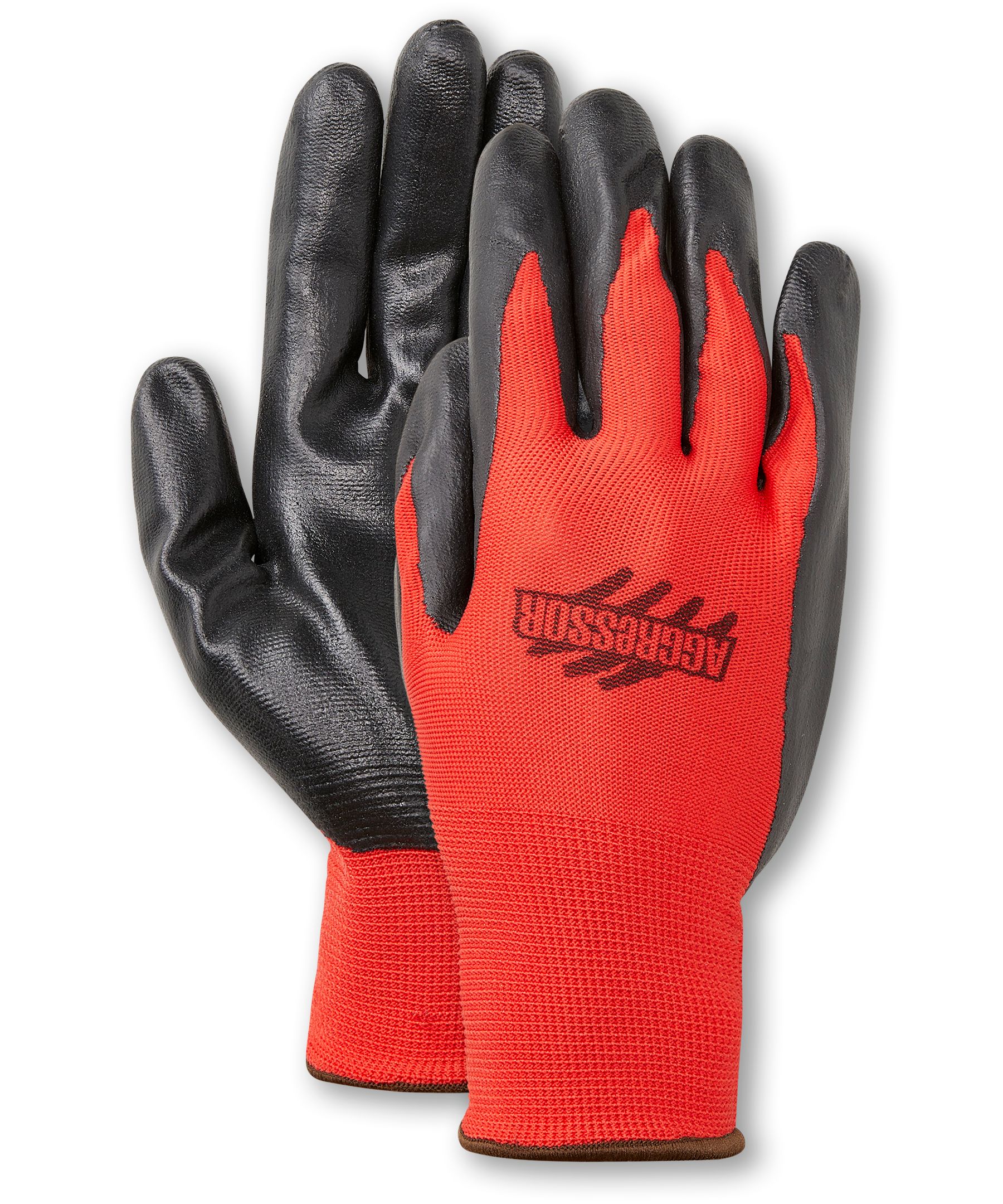 Gants enduits de mousse de nitrile, Aggressor, paquet de 3&nbsp;paires