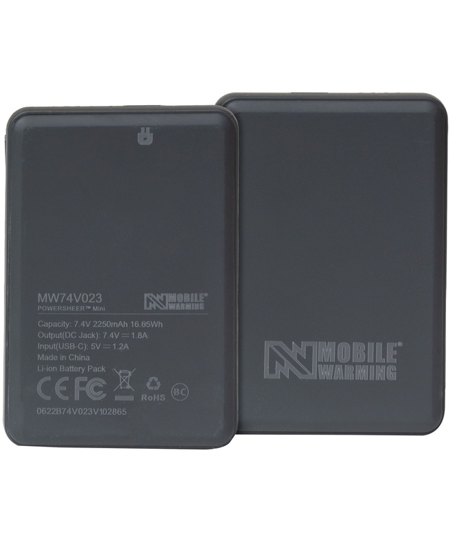 Mini batterie Powersheer de 7,4 V, Mobile Warming Composite_or_Mixed