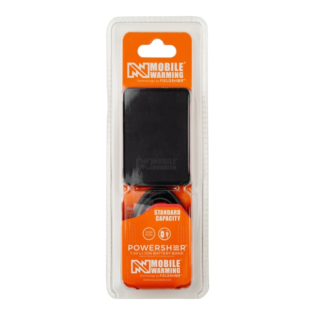 Mobile Warming 7.4V Powersheer Mini Battery Front_Flat