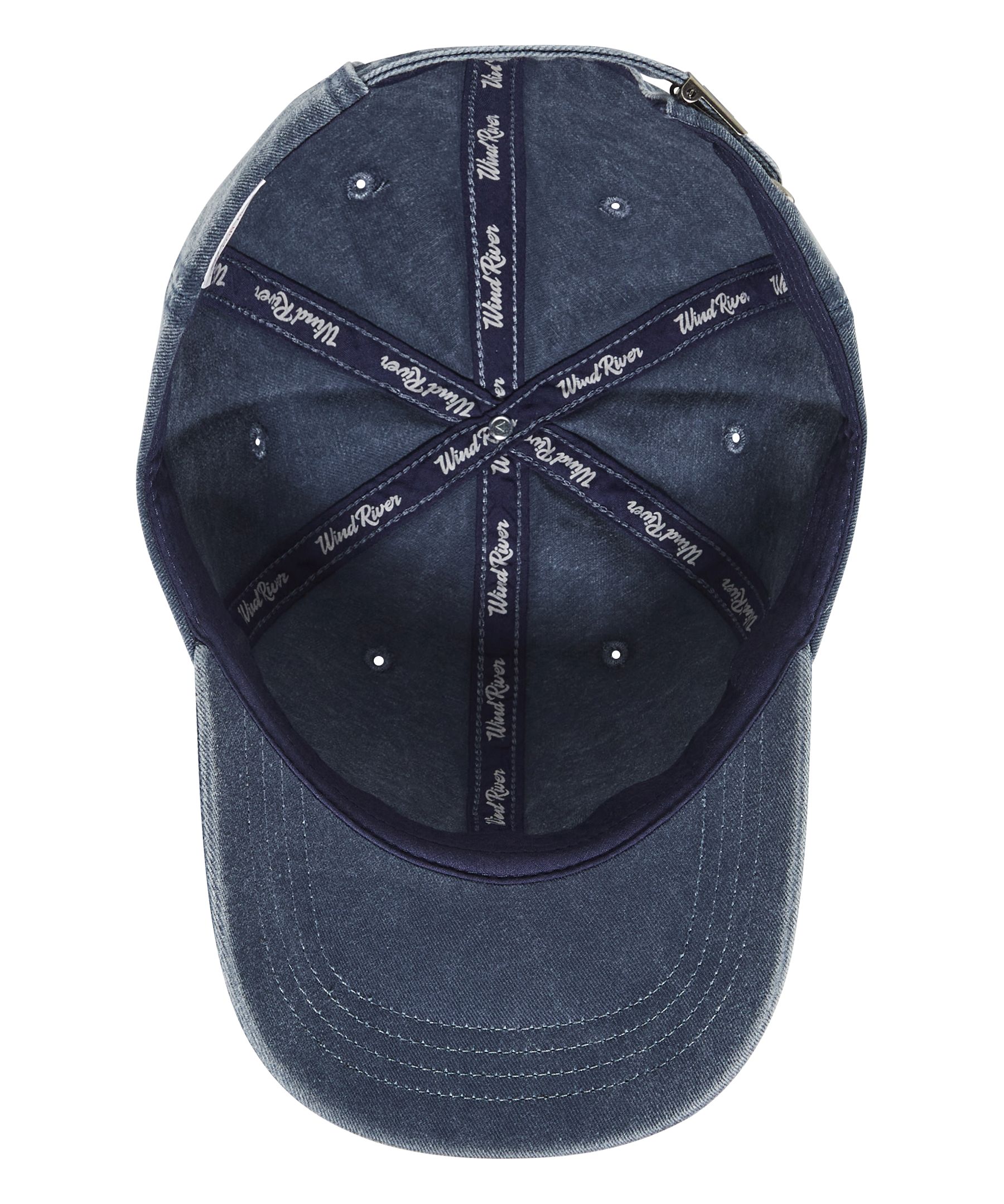 Casquette de baseball en sergé de coton teint aux pigments, WindRiver
