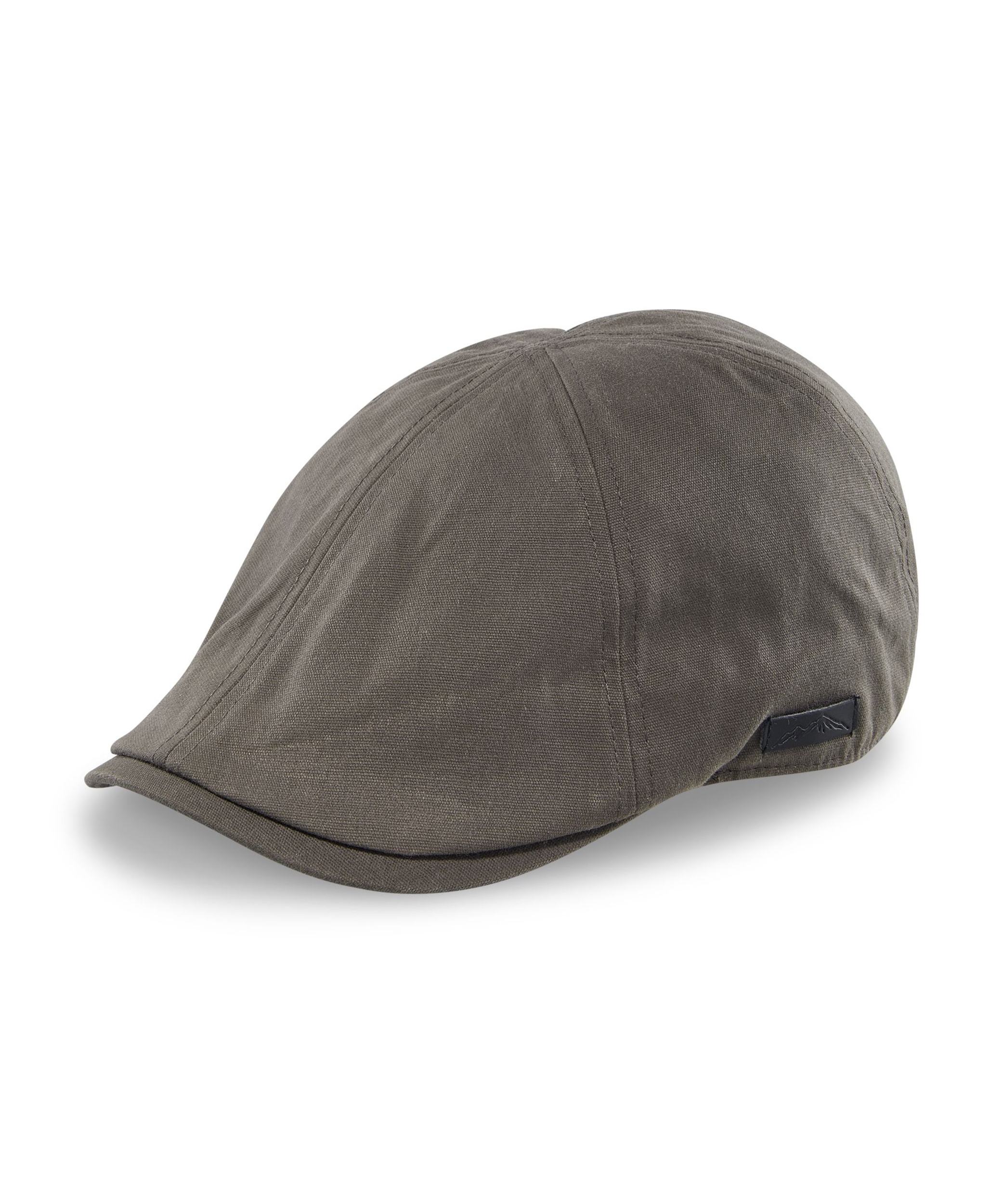 WindRiver Men's Waxed Canvas Flat Cap Marks