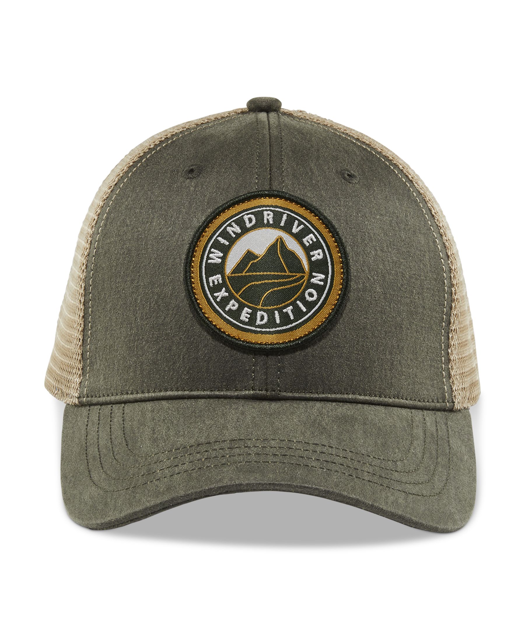 Casquette de baseball en coton ciré avec écusson pour hommes, WindRiver