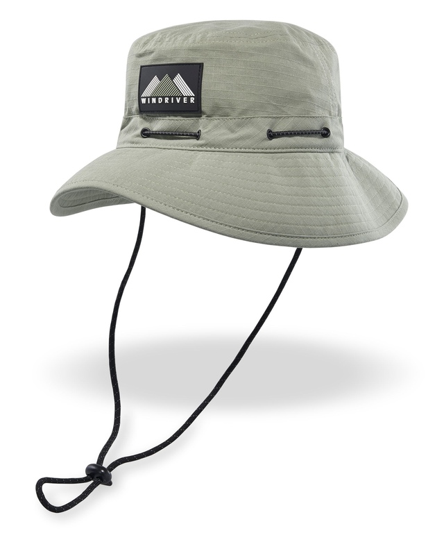 Chapeau cloche à bord moyen pour hommes, WindRiver