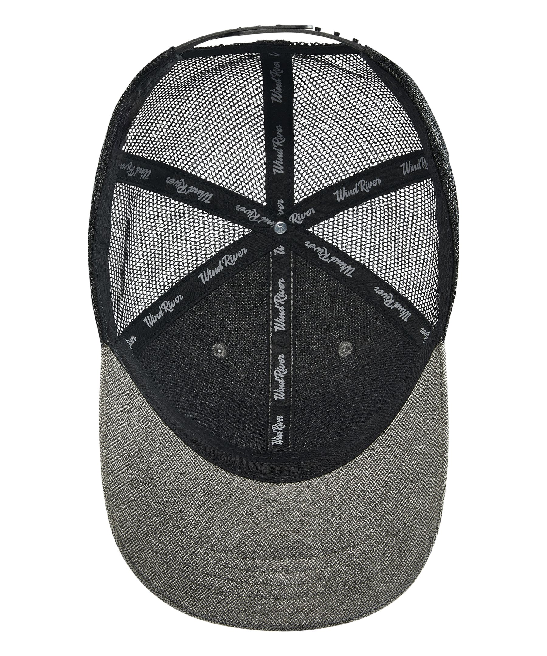 Casquette de baseball avec arrière en filet et écusson à motif de montagne, WindRiver