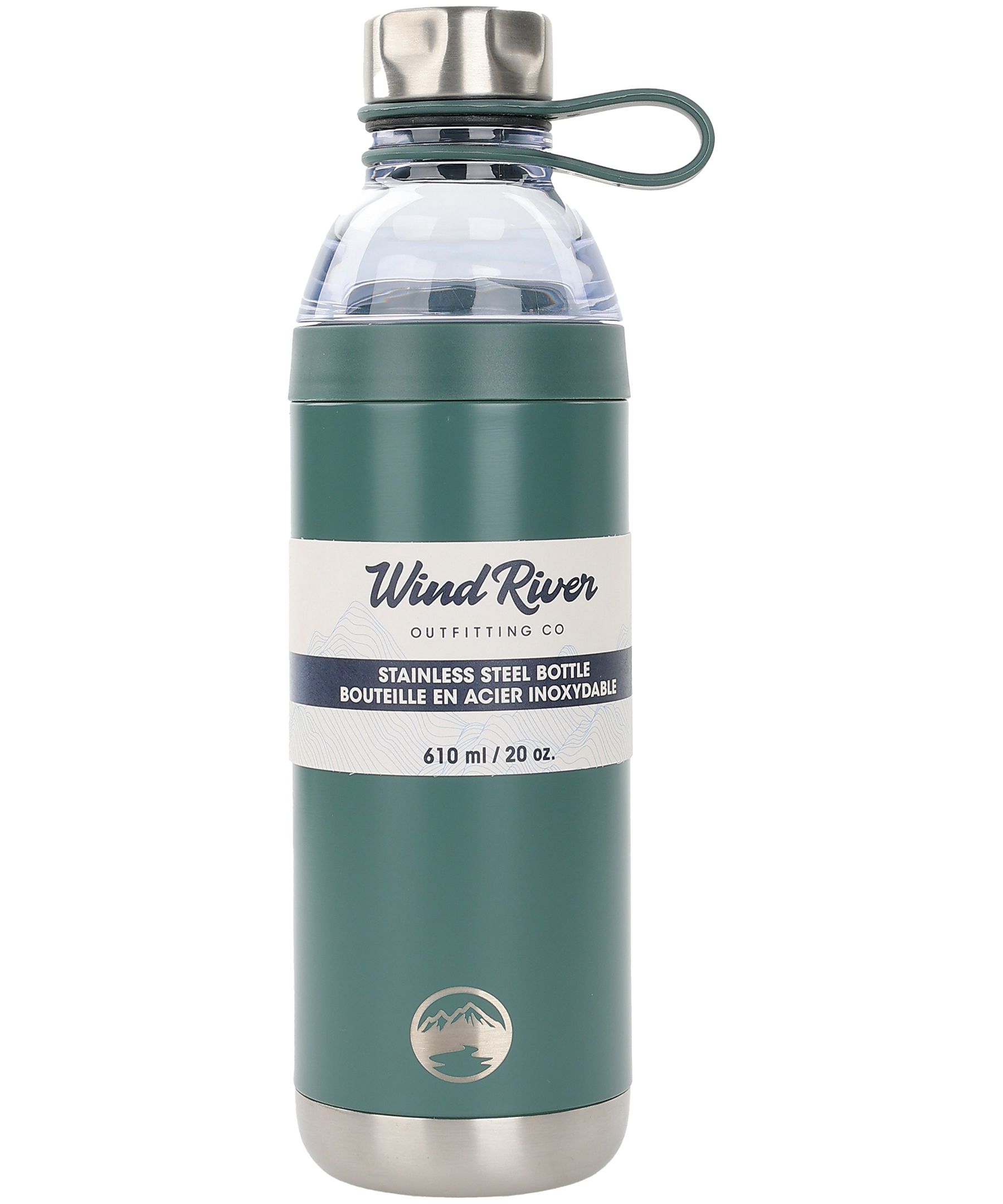 Bouteille en acier inoxydable à deux ouvertures, 20&nbsp;oz, WindRiver