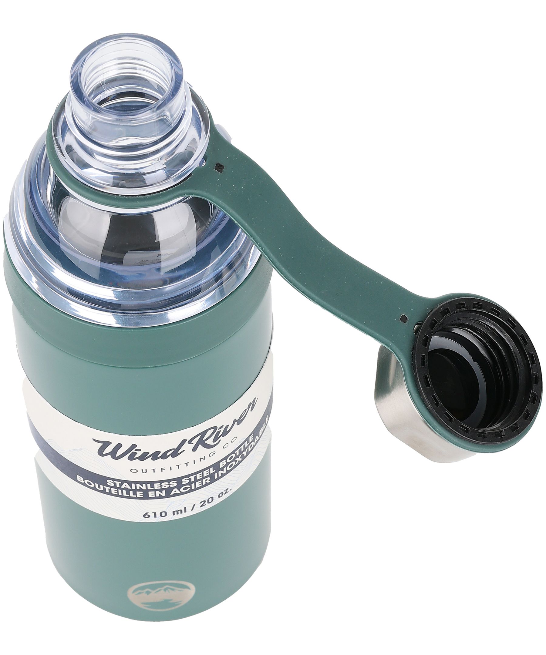 Bouteille en acier inoxydable à deux ouvertures, 20&nbsp;oz, WindRiver