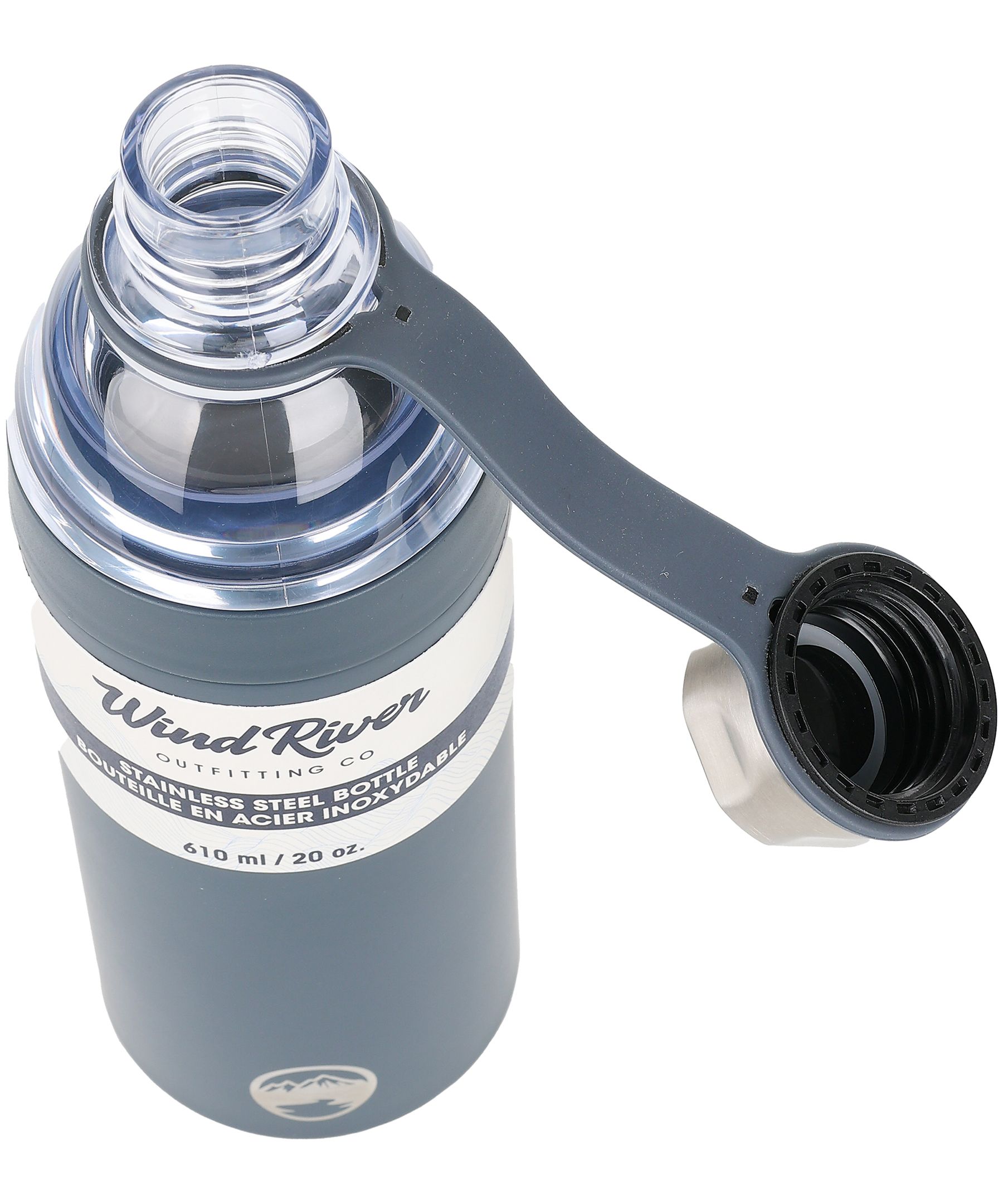 Insulated Stainless Steel Double Wall Water Bottle - RX Style 20oz, Keeps Cold 9 Hours, Warm 3 Hours