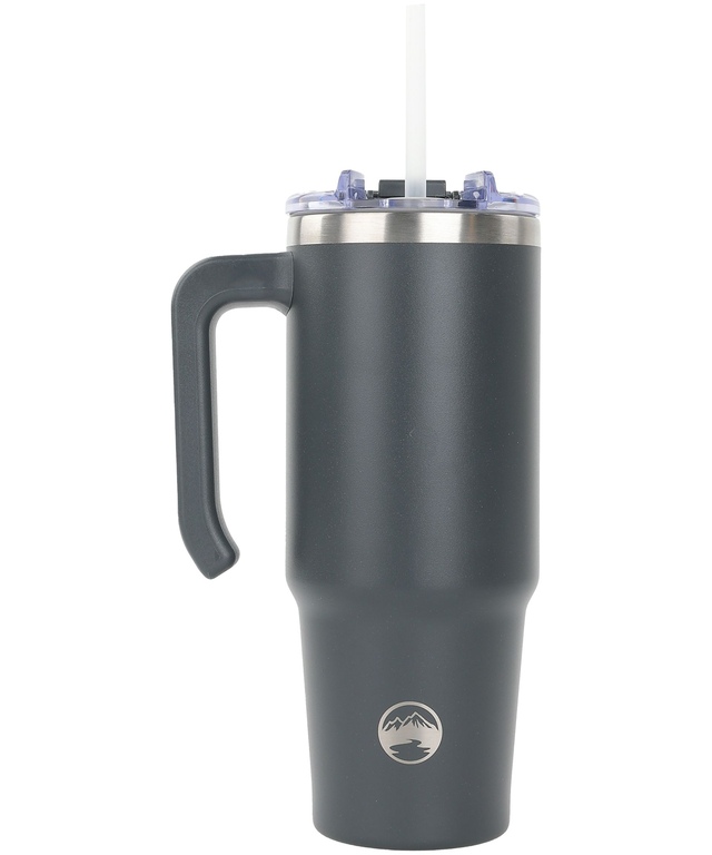 Gobelet avec paille et poignée, 30 oz, WindRiver Front_Flat
