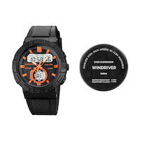 WindRiver Analogue Digital Watch - Orange Composite_or_Mixed