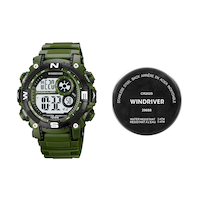 WindRiver Digital Watch - Green Composite_or_Mixed
