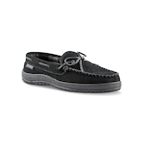 WindRiver Men's Handsewn Suede Slippers Front_Three_Fourths_Angled_Right
