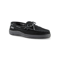 WindRiver Men's Handsewn Suede Slippers Front_Three_Fourths_Angled_Right