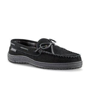 WindRiver Men's Handsewn Suede Slippers