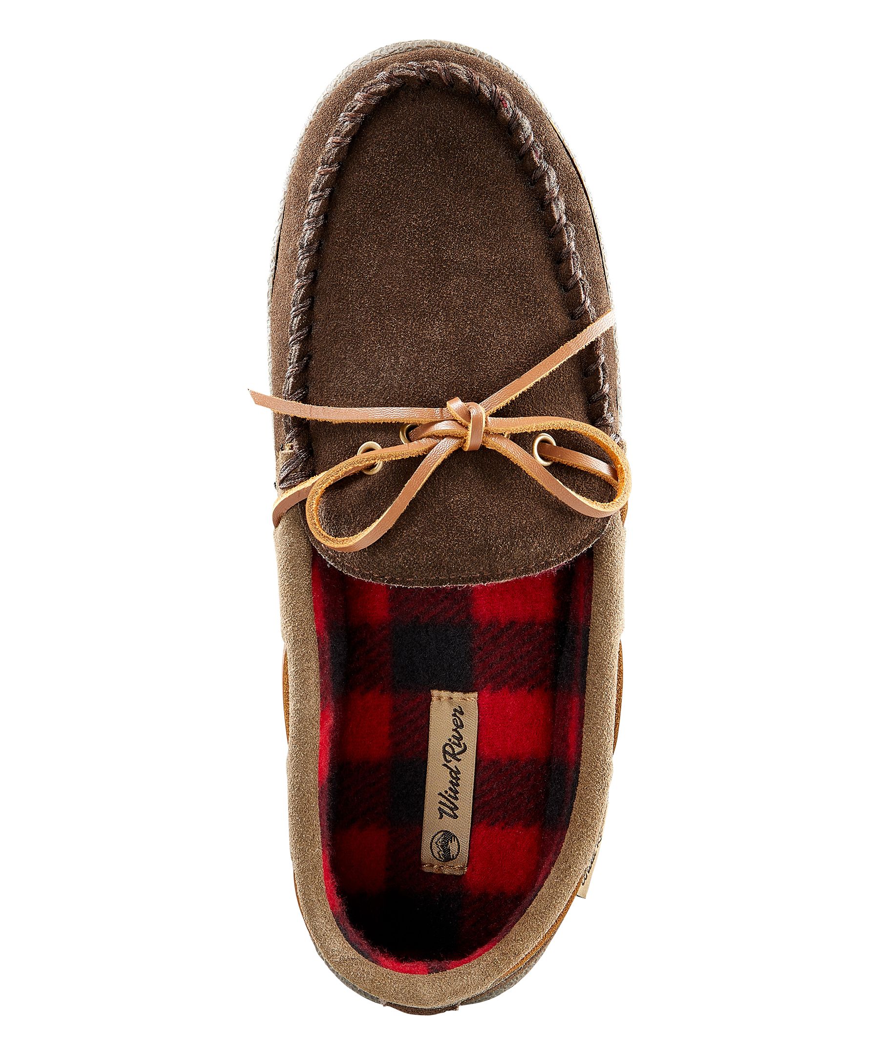 WindRiver Men's Handsewn Suede Slippers