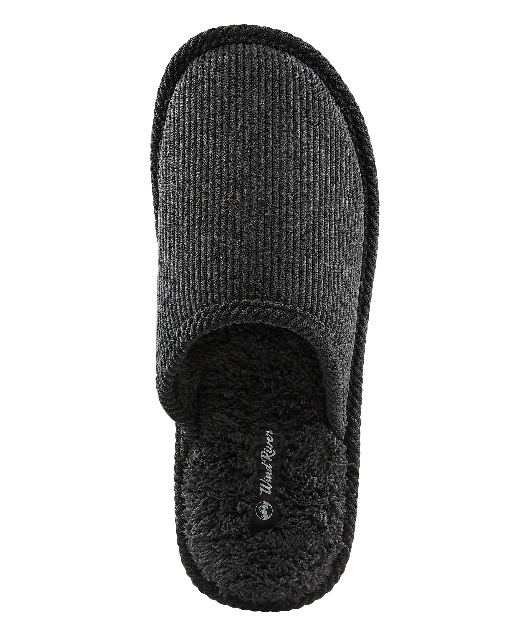 Pantoufles à enfiler en velours côtelé pour hommes, WindRiver