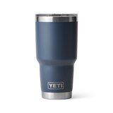 Gobelet de 30&nbsp;oz noir, Rambler, YETI Front_Flat