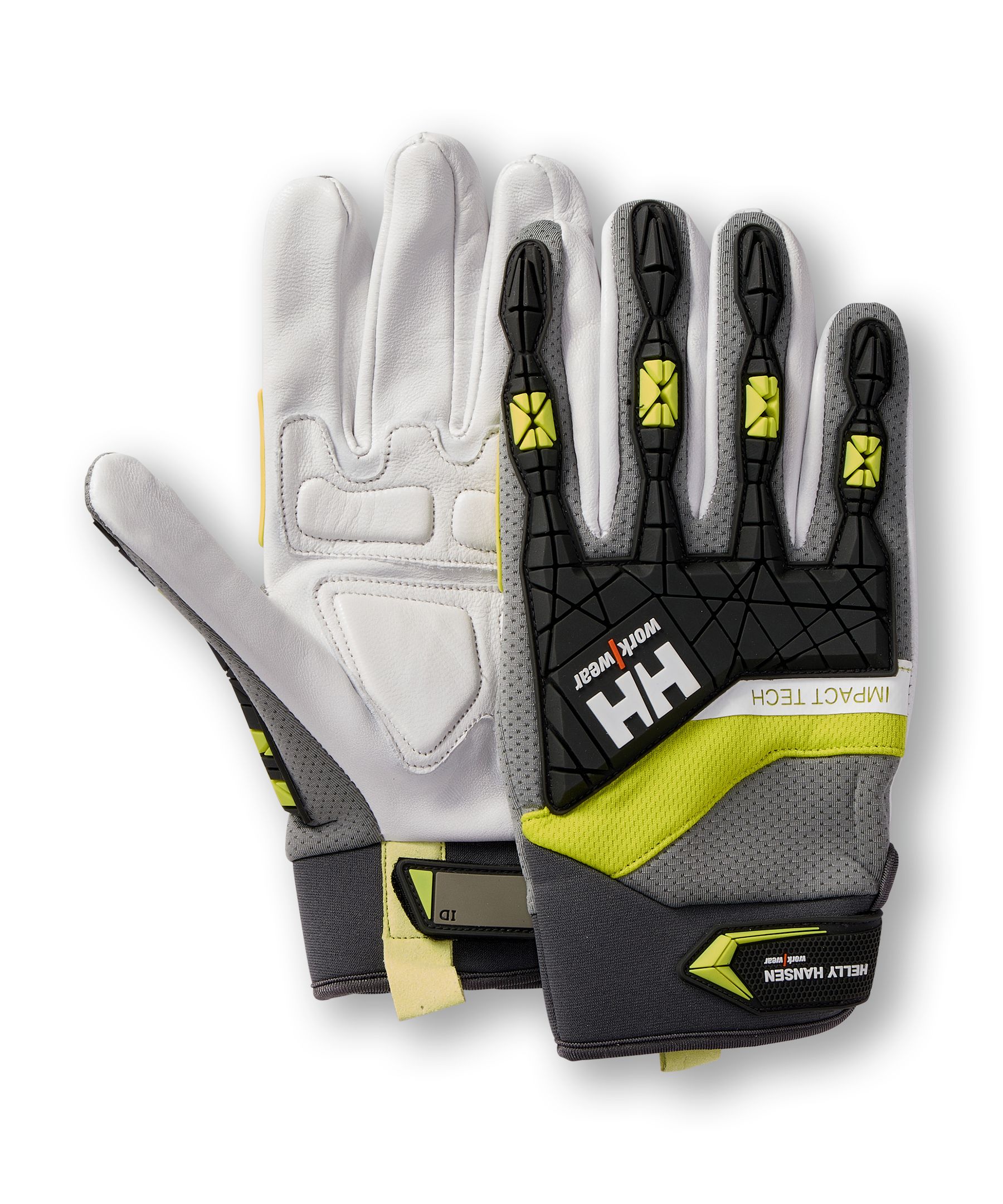 Gants en cuir Helly Hansen Workwear en peau de chèvre de première qualité, blanc