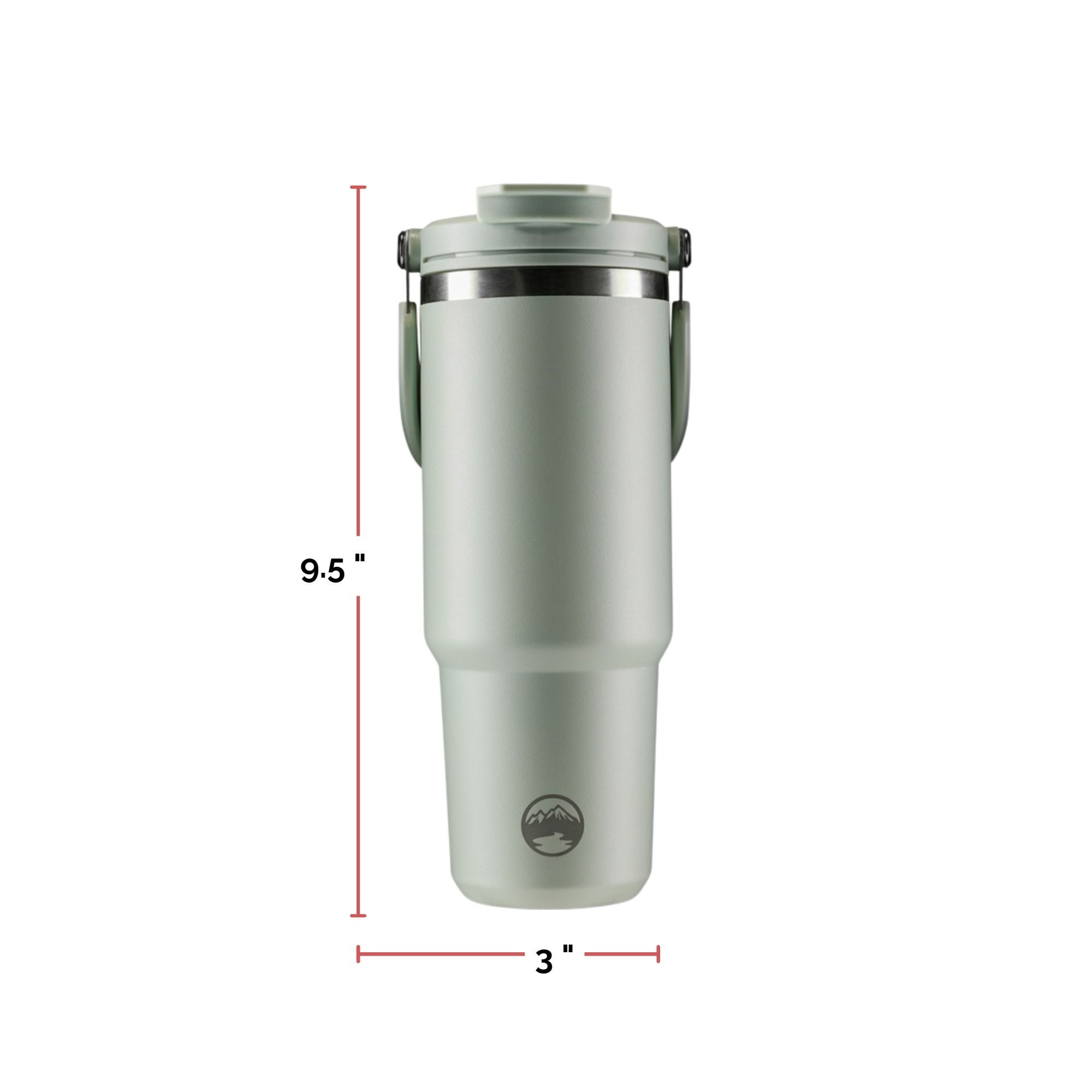 WindRiver 30oz Stainless Steel Bottle with Straw