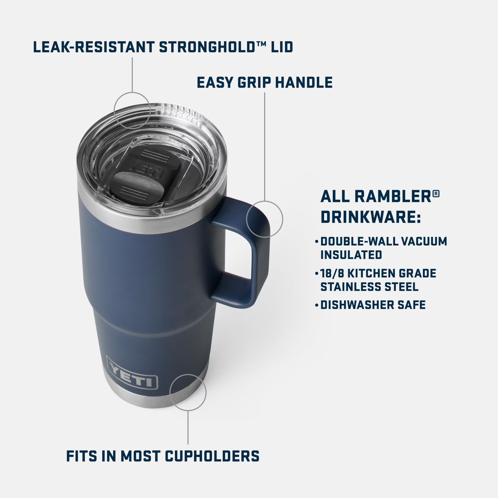 YETI Rambler 20oz Travel Mug | Mark's
