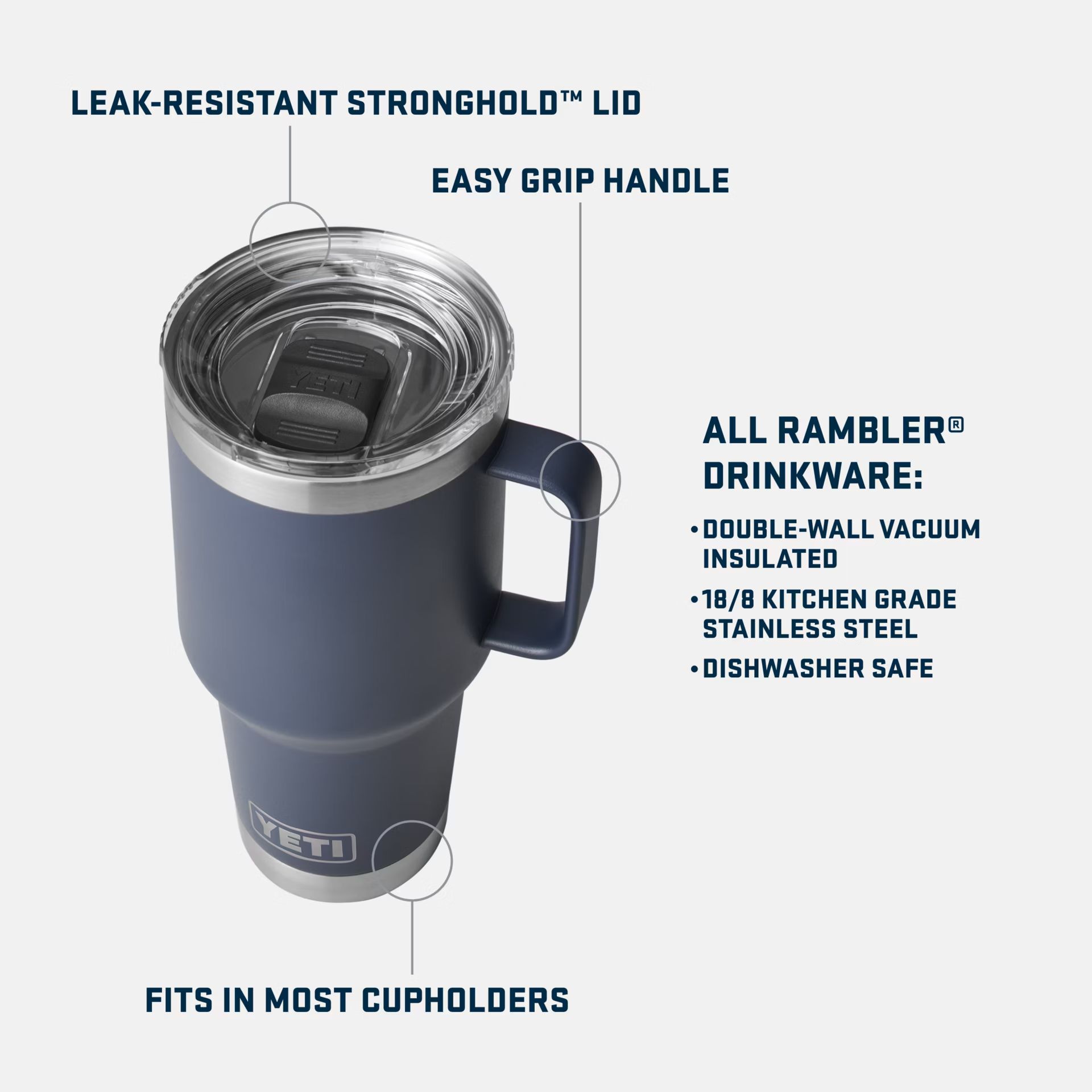 YETI Rambler® 30oz Travel Mug