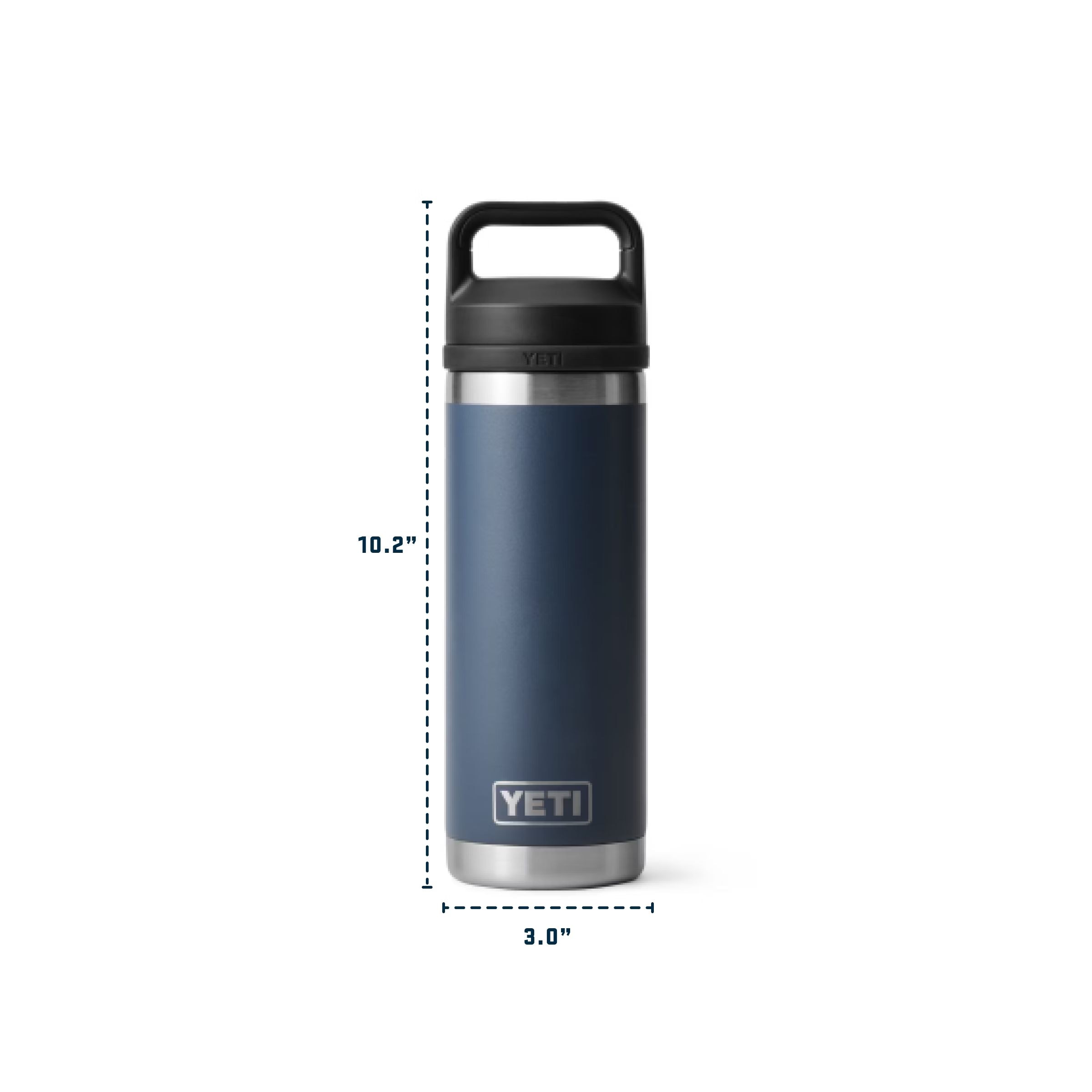 Bouteille avec bouchon à goulot réducteur de 18&nbsp;oz, YETI Rambler