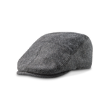WindRiver Men's Wool Tweed Flat Cap Front_Three_Fourths_Angled_Left