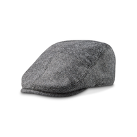 Casquette plate en tweed de laine pour hommes, WindRiver Front_Three_Fourths_Angled_Left
