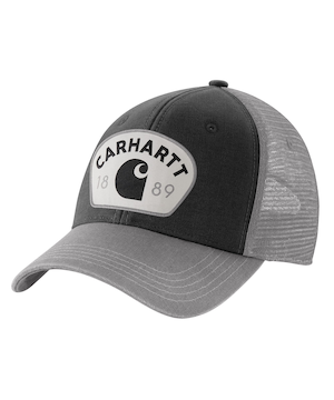 Casquette en toile avec écusson et arrière en filet, Carhartt