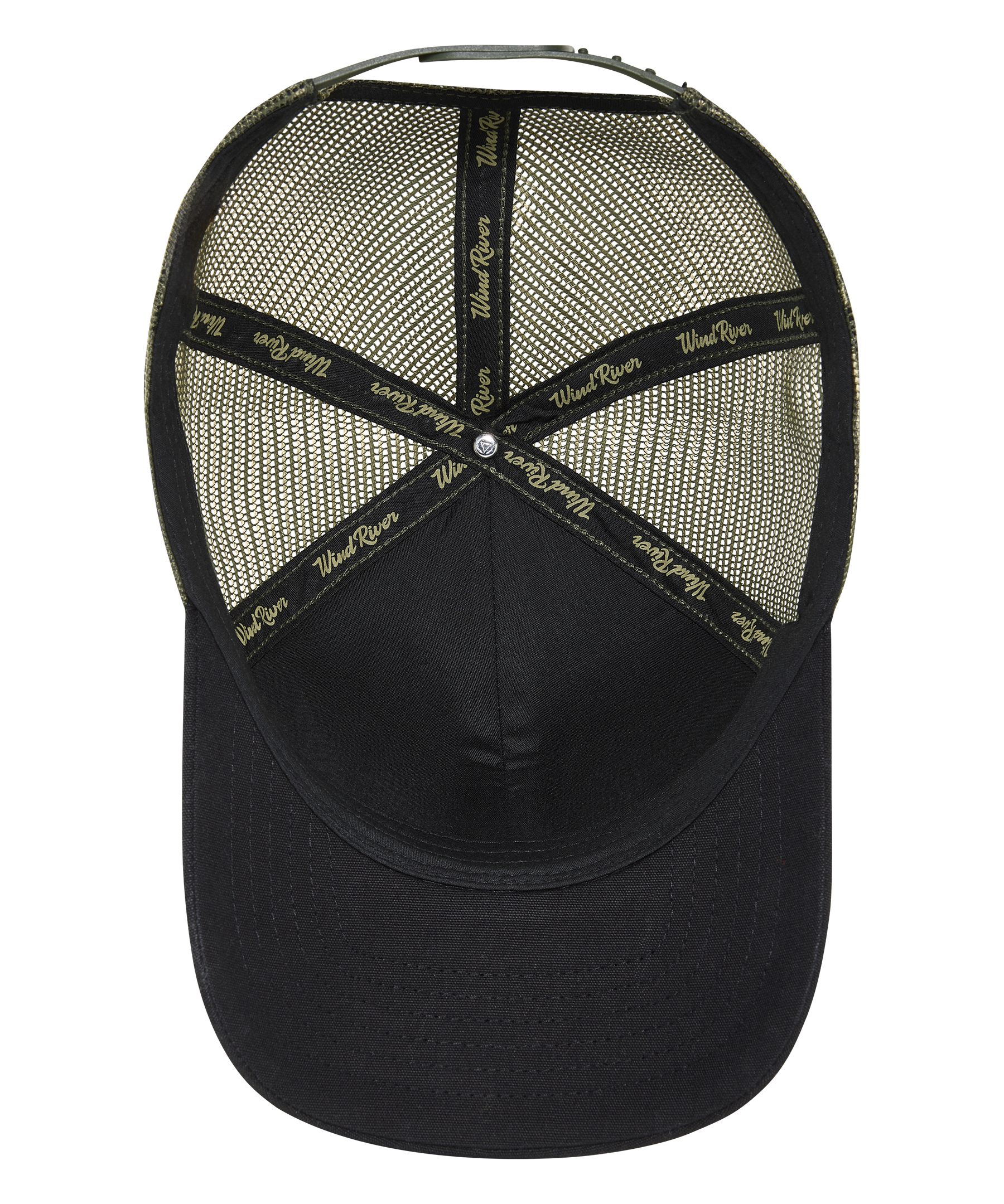 Casquette de baseball avec arrière en filet et écusson pour hommes, WindRiver