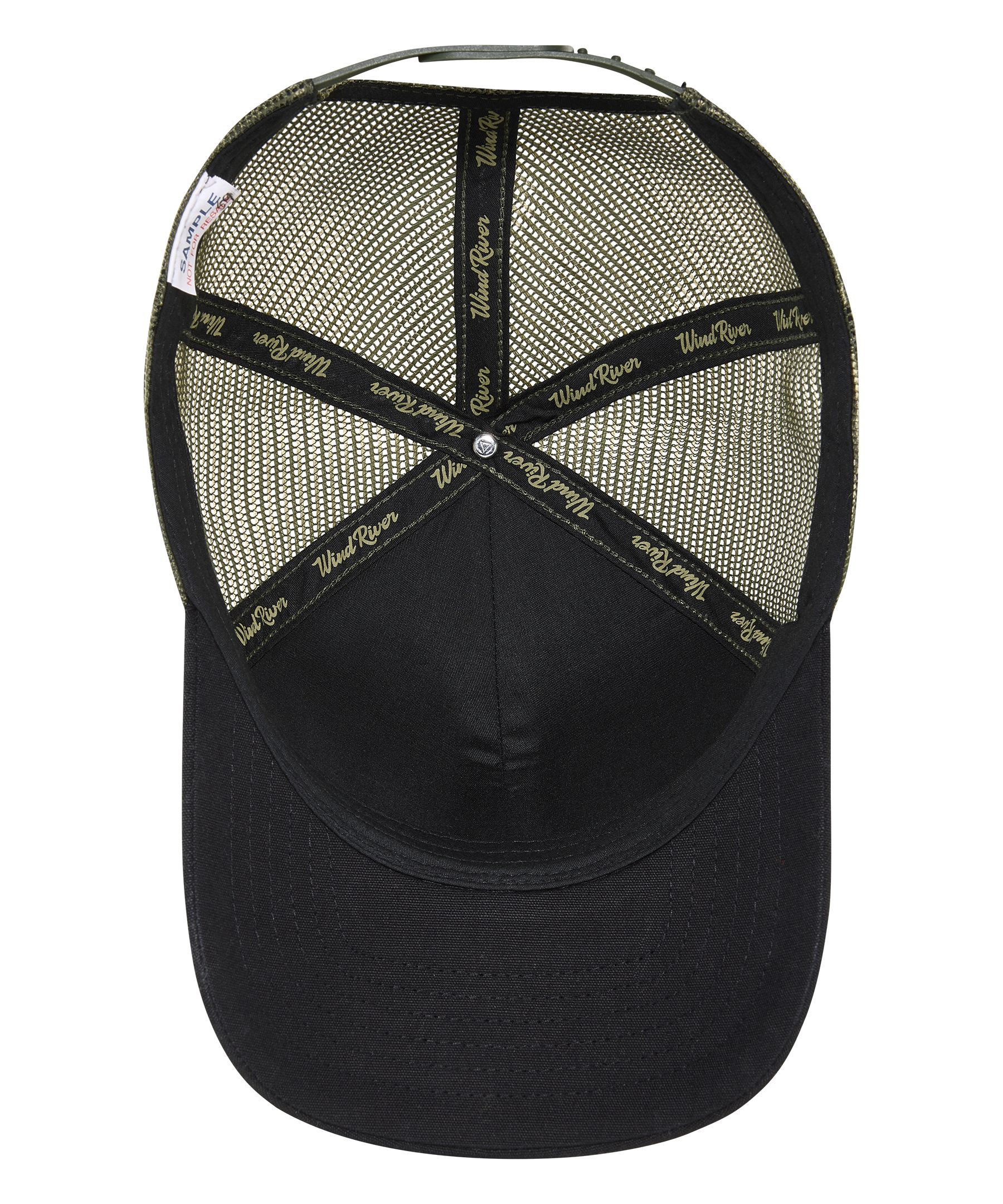 Casquette de baseball avec arrière en filet et écusson pour hommes, WindRiver
