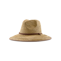 Chapeau de soleil en paille pour hommes, FarWest Front_Angled_Left