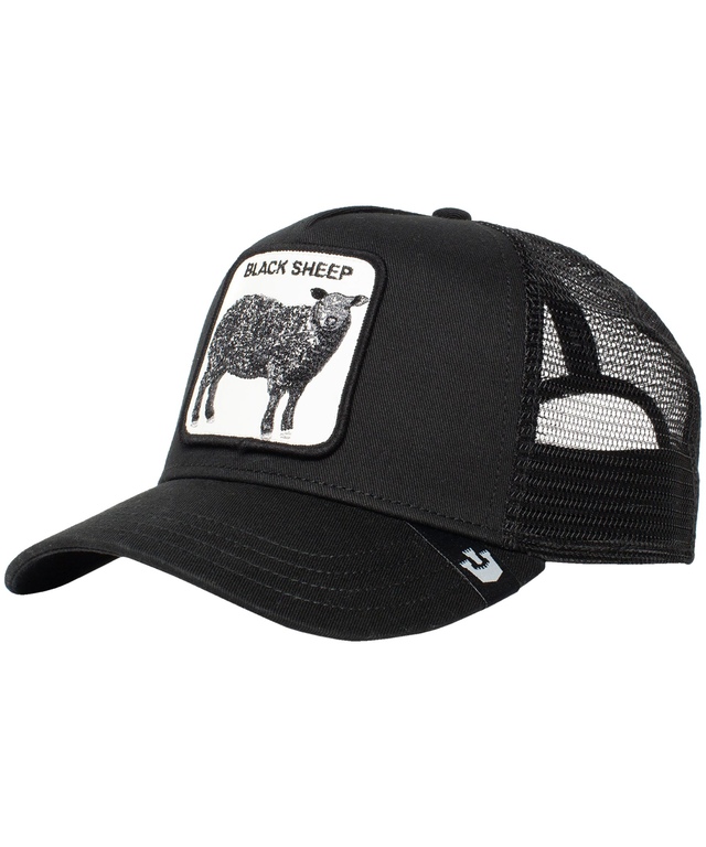 Casquette de camionneur pour hommes, Animal Farm Black Sheep, Goorin Bros. Front_Angled_Left