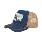 Goorin Bros. Men's Animal Farm Born Free Trucker Cap Front_Angled_Left